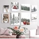 thumbnail image 3 of Carteles de invierno del país de las Maravillas, impresiones de Navidad, abeto, pino, reno, alce, lienzo, pintura, paisaje, pared, arte, imagen, decoración, 3 of 4