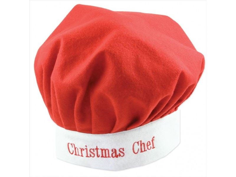 Christmas Cook Chef Hat Novelty Xmas Unisex Party Accessory Kitchen Fancy Dress 