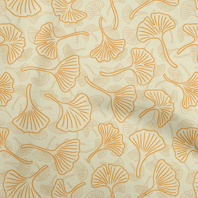 oneOone Rayon Light Brown Fabric Asian Floral Sewing Craft Projects Fabric Prints By Yard 56 Inch Wide