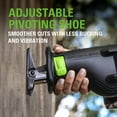 thumbnail image 4 of Greenworks 24 Volt Brushless Reciprocating Saw with USB Battery and Charger, 4 of 7
