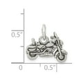 thumbnail image 4 of FB Jewels Sterling Silver Antiqued Motorcycle Charm, 4 of 5