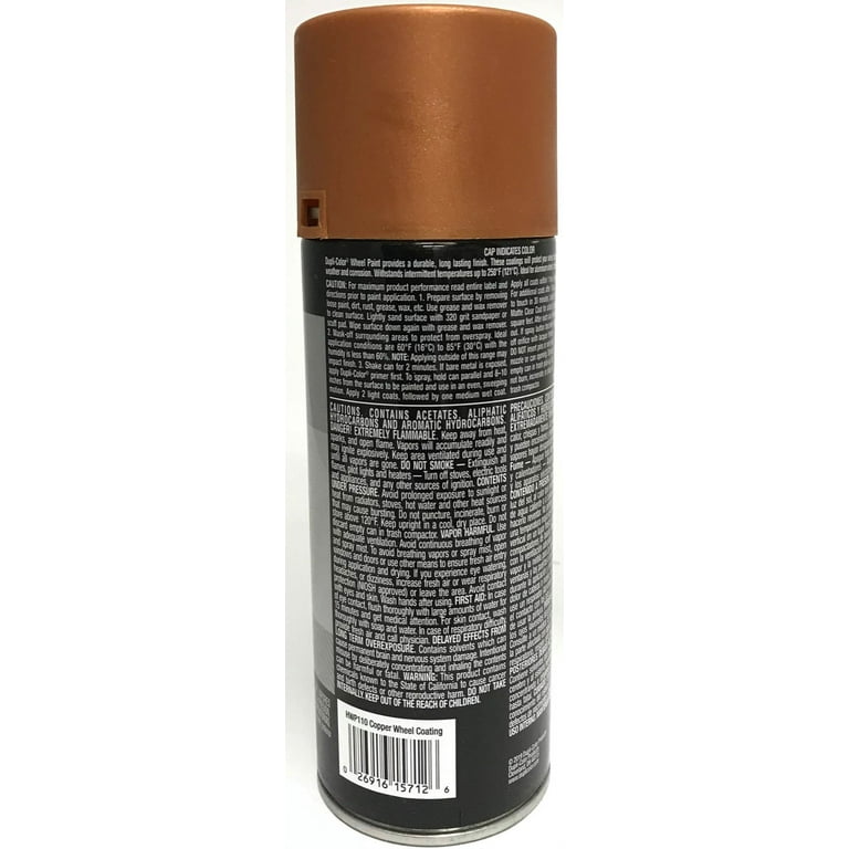 Duplicolor HWP110 - 4 Pack Wheel Coating Spray Paint Copper - 12