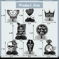 thumbnail image 6 of Kreatwow Bride or Die Bachelorette Gothic Bachelorette Honeycomb Centerpieces Party Decorations Gothic Bachelorette Table Decorations Rip Single Life Gothic Wedding Bachelorette Party Supplies, 6 of 6