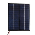 thumbnail image 2 of Graflsoa Eco-Friendly 2W 12V Polycrystalline Solar Panel with Alligator Clips for Outdoor Charging, 2 of 6