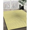 thumbnail image 3 of Ahgly Company Tapis d'Intérieur Lavables en Machine, Carrés de Transition, Jaune Soleil, Carré de 4', 3 of 7