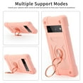 thumbnail image 3 of Nalacover Heavy Duty Case for Google Pixel 6 Pro, Armor Military Grade Ring Holder Kickstand Rugged PC Soft TPU Shockproof Cover Magnetic Car Mount Triple Layers Colors Design Case,Rosegold, 3 of 5