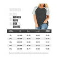thumbnail image 4 of TIYOMI Plus Size Tops For Women Grey T-Shirts Stripe Short Sleeve Tees Raglan Round Neck Color Block Pullover Tunics Casual Loose Fit Blouses 5XL 26W 28W, 4 of 4