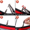 thumbnail image 4 of Xingzhi Ensemble de Valve de Pneu de Vélo Kit de Réparation de Valve d'Air de Pneu de Bicyclette Outil de Remplacement pour Presta, 2 Pcs, 4 of 9