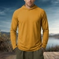 thumbnail image 1 of MHFRRA Sudadera de Manga Larga con Capucha de Alto Rendimiento y Tejido Elástico para Correr, Entrenar En El Gimnasio y Actividades Deportivas Al Aire Libre, Ligera y Cómoda Oro, 1 of 3