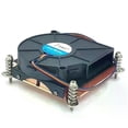 thumbnail image 1 of Full Pure Copper 1U Server Radiator 29mm Height Double Ball Turbo Cooling Fan LGA1700 2011 1200 115x AM4 AM5, 1 of 5