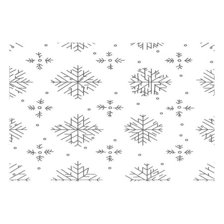 

Snowflake Pattern Design 12x18in Heat-Resistant Non-Slip Place Mat Durable and Wrinkle-Resistant
