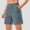*Blue, variant on ClodeEU Women's High Waist Athletic Hiking Shorts,Quick Dry Workout Shorts with Pockets Black,Women's Plus L