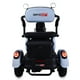 thumbnail image 5 of Bicimoto Eléctrica Familiar BIKEON TWIN PRO Azul 1000W 48V 20Ah, hasta 30km/h y 40km Autonomía, Carga 250kg, Suspensión Delantera, Frenos de Tambor, Canastilla Frontal, Luces LED, Pantalla Digital, 5 of 10