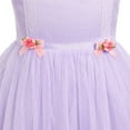thumbnail image 4 of IDOPIP Baby Girls Lace Flower Tutu Dress Summer Spaghetti Straps Princess Birthday Party Tulle Dresses, 4 of 8