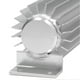 thumbnail image 3 of 18in Transmission Dual Pass Cooler Finned Aluminum Anodized Universal for Most Cars Trucks, 3 of 5