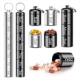 thumbnail image 2 of Paquete de 2 Organizadores de Pastillas Semanales para 2 Veces Al Día, Pastillero Pequeño Portátil con para Viajes, 2 of 8
