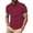 Red, variant on Adult Men's Polo Shirts Short Sleeve Button Tee Shirt Lightweight Blue Men Summer Outfits