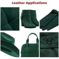 thumbnail image 5 of ELW Chap Splits Suede 4-5 oz 1.6-2mm Forest Green, Pre-Cut Piece 12-14 SQ FT - Split Leather AB Grade Cowhide - Perfect for Auto, Garments, Chaps, Bags, Vest, Aprons, Saddles, Moccasins, 5 of 7