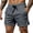 Dark Gray, variant on Zimjoy Mens Workout Shorts with Pocket 5" Lightweight Gym Running Shorts Linerless Bodybuilding Athletic Shorts Light Gray L