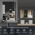 thumbnail image 2 of 16x20 Inch Frameless Wall Mirror with 1" Beveled Edge, Frameless Rectangle Mirror for Bathroom, Vanity, Living Room, 2 of 13
