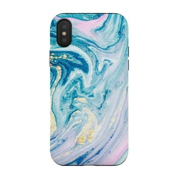 ArtsCase AC-00365209 Pink & Blue Marble Tough Case for iPhone XS & X