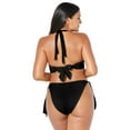 thumbnail image 2 of Swimsuits for All Loop Strap Halter Side Tie Bikini Set, 2 of 5