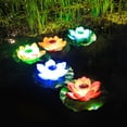 thumbnail image 1 of Fiudx Luces Solares Led con Forma de Flor, Decoración Colorida para Exteriores, Luces Solares para Jardín, Diseño Impermeable, Colores Vibrantes, Perfectas para Jardines, Patios y Áreas Pintorescas,, 1 of 7