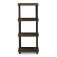 thumbnail image 2 of Furinno Durable 15"W X 11.6"D X 36.5"H 3-Shelf Freestanding Shelves, Walnut, 2 of 3