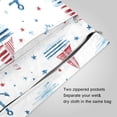 thumbnail image 3 of 2 Pack Wet Dry Bags,Starry Coastal Sailboat Repeat Waterproof Reusable Dual Zipper Bags for Swimwear, Gym Clothes, Toiletries, Baby Diapers, 3 of 8
