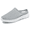 02-White-Gray, variant on CHICVOMEY Women's Mesh Mules - Breathable Slip-On Mules & Clogs with Lightweight Soft Sole - Non-Slip Casual Mules Summer Walking Shoes for Indoor Outdoor Unisex