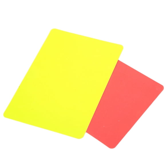 Referee Yellow And Red Card, Football Red And Yellow Cards Record Soccer Games Referee Tool Equipment