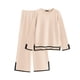 thumbnail image 1 of Conjunto de Suéter para Mujer de 2 Piezas PRETTYGARDEN Beige Talle S, 1 of 7