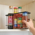 thumbnail image 2 of EeaseMX Adhesivo de baño Estante Organizador Ducha Caddy Cocina Almacenamiento Rack Montado en la pared Sin taladrar Cesta de alambre a prueba de óxido (Negro), 2 of 7