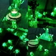 thumbnail image 5 of St. Patrick's Day Festival Lights, Green String Lights For Indoor And Outdoor Decorations, 16.4-Foot LED Fairy Lights With 50 Bulbs For Party And Holiday Events, 5 of 7