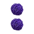 thumbnail image 3 of 2-Piece Wicker Decorative Balls for Vase Filling, Wedding Decor, Christmas Tree Ornaments, Rattan Centerpiece, Pet Toys, Home Decor, Party Supplies, 3 of 6