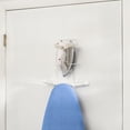 thumbnail image 4 of Home Basics Wall Mounted Vinyl Iron & Ironing Board Holder (White), 4 of 6