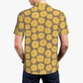thumbnail image 4 of Balery Sunflower Printed Men’s Short Sleeve Polo Shirt, Midweight Men's Shirt,Golf Polo shirts -3X-Large, 4 of 9