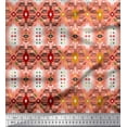 thumbnail image 1 of Soimoi Cotton Poplin Fabric Geometric Southwestern Print Fabric by the Yard 56 Inch Wide, 1 of 1
