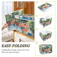 thumbnail image 2 of Yayeee Collapsible Cube Storage Bin with Lid Fabric Closet Decorative Basket with Handles, Art Goldfish Bowl, 2 of 7