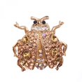 thumbnail image 1 of Broche con decoración de mariquita de aleación para mujer a la moda con accesorio de circón (champán), 1 of 1