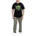 thumbnail image 5 of CafePress - Skulls Shamrock Men's Dark Pajamas - Men's Dark Loose Fit Cotton Pajama Set, 5 of 7