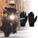 thumbnail image 2 of 1 Pair Motorcycle Winter Warm Touchscreen Driving Gloves XXL Black Gray Polar Fleece, 2 of 6