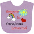 thumbnail image 3 of Inktastic Someone in Pennsylvania Loves Me Boys or Girls Baby Bib, 3 of 4