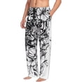thumbnail image 6 of Rateoe Tiger Butterfly Floral Art Pattern Men’s Ultra-Soft Comfy Pajama Lounge Pants Sleepwear,Comfortable Lounge Wear,lightweight Pajamas, Casual Home Wear-Large, 6 of 6