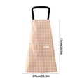 thumbnail image 3 of Ke1Clo Pink Canvas Apron, Summer Apron for Adults, Breathable Fabric, Fashionable Design, for Cooking Gardening or DIY, 3 of 6