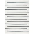 thumbnail image 7 of SAFAVIEH Montauk Oswald Geometric Striped Cotton Area Rug, Ivory/Black, 8' x 10', 7 of 7