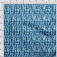 thumbnail image 3 of oneOone Cotton Flex Medium Blue Fabric Animal Skin Quilting Supplies Print Sewing Fabric By The Yard 40 Inch Wide-VVE, 3 of 4