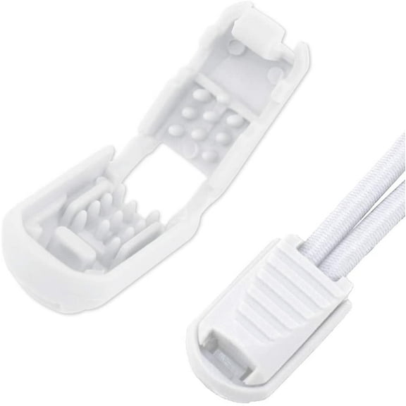 12 PCS Premium Nylon Cord End Tips, Zipper Pull Tabs, Shoe Lace End Clips