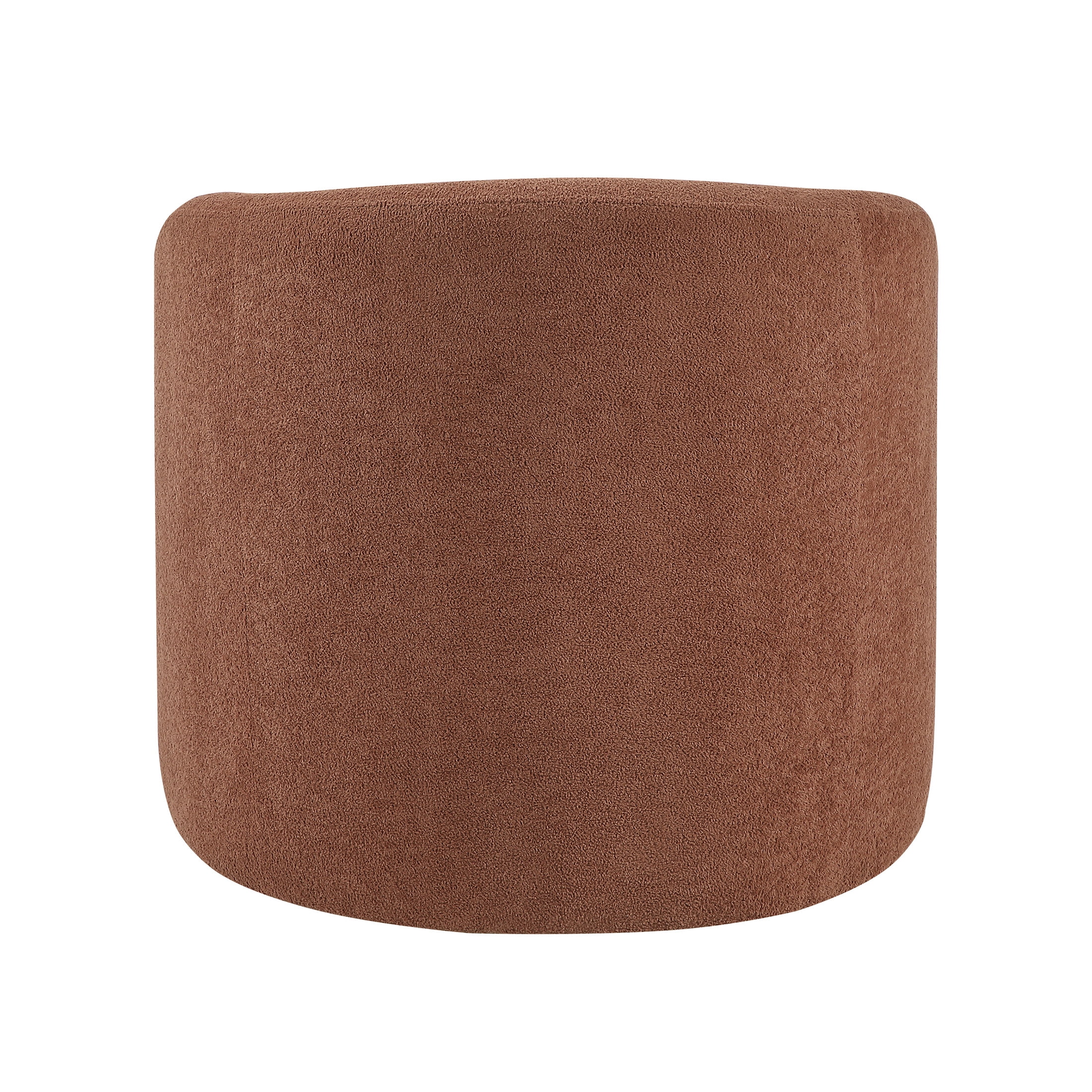 OakvillePark Lomi Contemporary Microfiber Swivel Chair, Rust