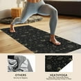 thumbnail image 4 of Black Gold Planet Moon Eye Pattern Hot Yoga Mat Towel Non Slip for Hot Yoga - Quick-Drying Yoga Mat Cover with 4 Corner Pockets with Travel Bag - Hot Yoga Towel Non Slip 70"x26", 4 of 6